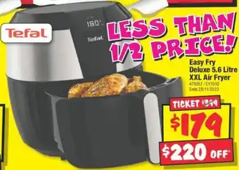 JB Hi-Fi Easy Fry Deluxe 5.6 Litre XXL Air Fryer offer