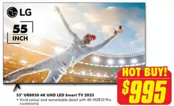 The Good Guys 55 UR8050 4K UHD LED Smart TV 2023 offer