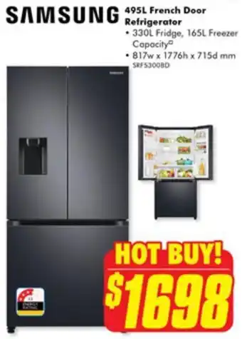The Good Guys 495 French Door Refrigerator offer