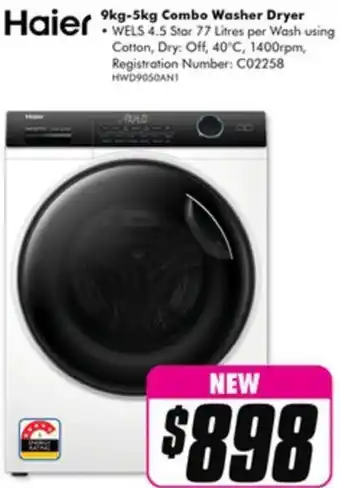 The Good Guys 9kg-5kg Combo Washer Dryer offer