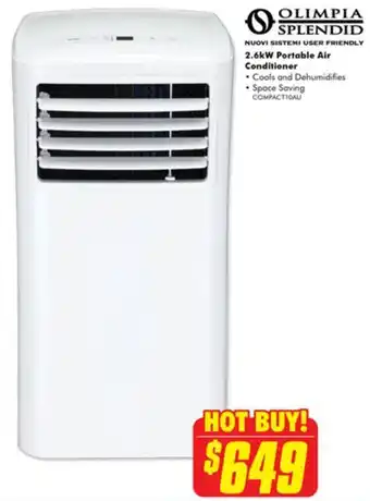 The Good Guys 2.6kW Portable Air Conditioner offer
