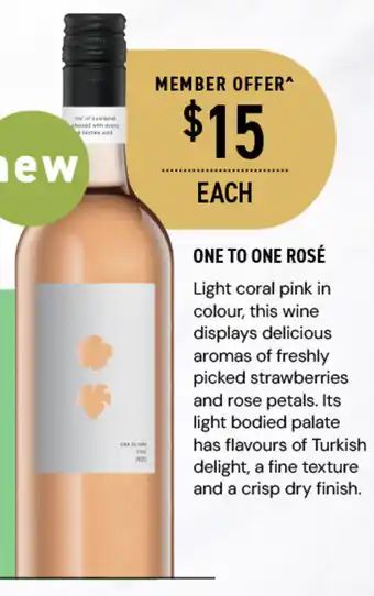 Dan Murphy's ONE TO ONE ROSÉ offer