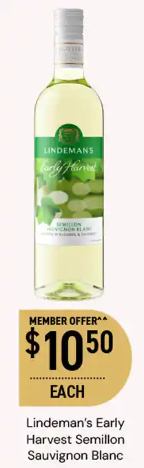 Dan Murphy's Lindeman's Early Harvest Semillon Sauvignon Blanc offer