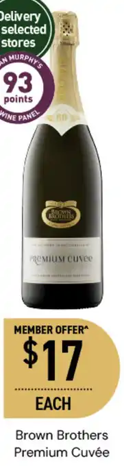 Brown Brothers Premium Cuvée
