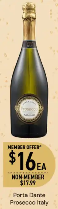 Dan Murphy's Porta Dante Prosecco Italy offer