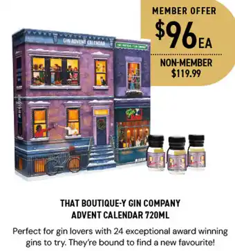 Dan Murphy's THAT BOUTIQUE-Y GIN COMPANY ADVENT CALENDAR 720ML offer