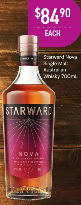 Dan Murphy's Starward Nova Single Malt Australian Whisky 700mL offer