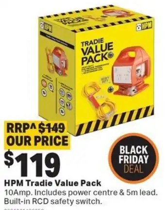 Mitre 10 HPM Tradie Value Pack offer