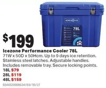 Icezone Performance Cooler 78L