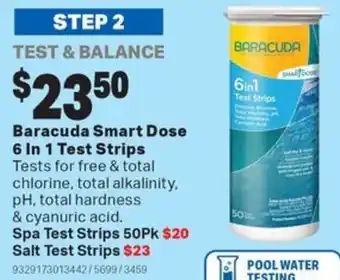 Mitre 10 Baracuda Smart Dose 6 In 1 Test Strips offer
