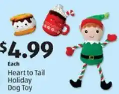 ALDI Heart to Tail Holiday Dog Toy offer