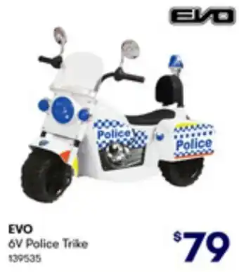 BIG W EVO 6V Police Trike offer