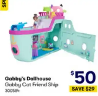BIG W Gabby's Dollhouse Gabby Cat Friend Ship offer