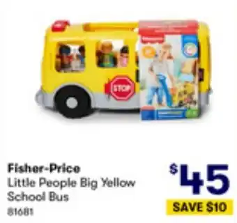 BIG W Fisher-Price Little People Big Yellow School Bus offer