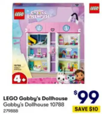 BIG W LEGO Gabby's Dollhouse offer