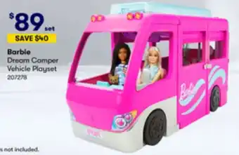 BIG W Barbie Dream Camper Vehicle Playset offer