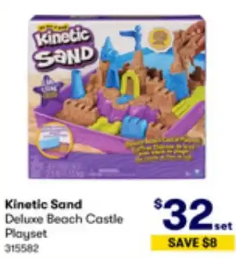 Kinetic Sand Deluxe Beach Castle Playset