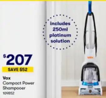 BIG W Vax Compact Power Shampooer offer