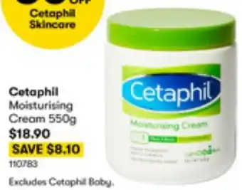 BIG W Cetaphil Moisturising Cream 550g offer