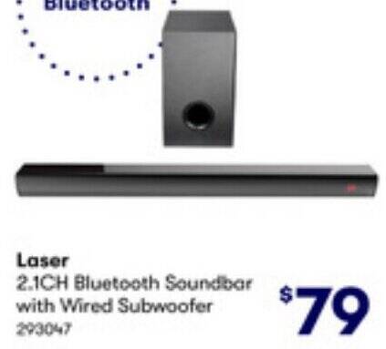 Laser soundbar hot sale big w