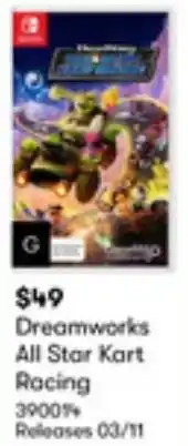 BIG W Dreamworks All Star Kart Racing offer