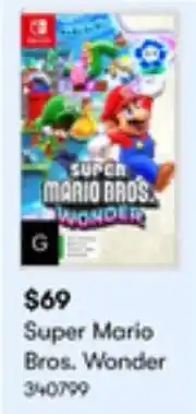 BIG W Super Mario Bros. Wonder offer