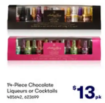 BIG W 14-Piece Chocolate Liqueurs or Cocktails offer