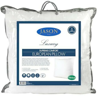 Spotlight 40% off Jason Supreme Comfort European Pillow offer