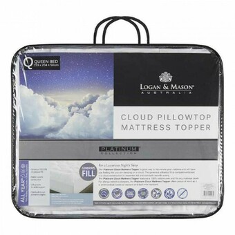 Spotlight 50% off Logan & Mason Platinum Collection Cloud Mattress Topper offer