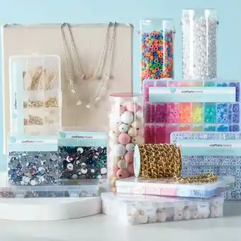 25% off Crafters Choice Bulk Bead & Gem Packs