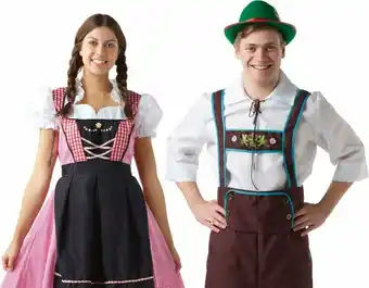 Oktoberfest Lederhosen, Dress & Hat