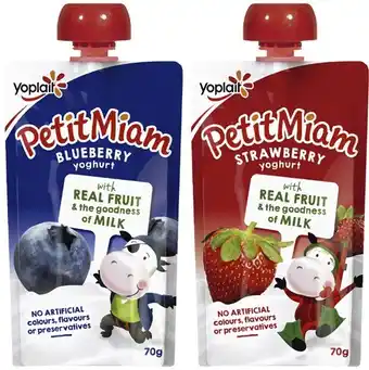 Yoplait petit miam yoghurt pouch 70g