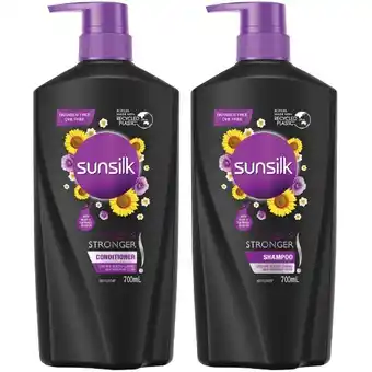 Woolworths Sunsilk shampoo or conditioner 700ml offer