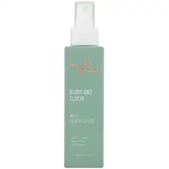 Woolworths Thanks to nature blow dry elixir with heat protect 150ml offer