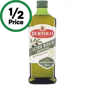 Woolworths Bertolli olive oil 750ml offer