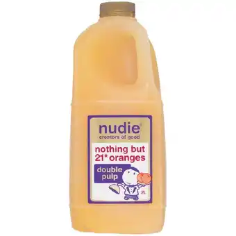 Woolworths Nudie gold juice 2 litre offer