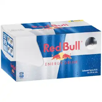 Woolworths Red bull energy drink 8 x 250ml offer