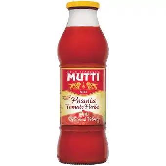 Woolworths Mutti passata 700g offer