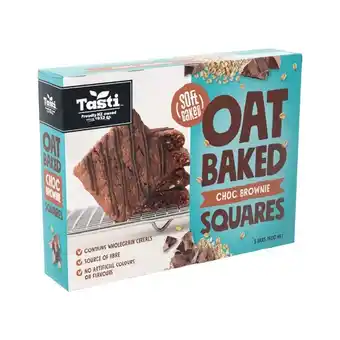 Woolworths Tasti oat baked squares 150g pk 5 offer