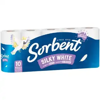 Woolworths Sorbent toilet tissue pk 10 offer