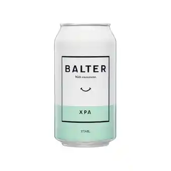Woolworths Balter xpa cans 16x375ml offer