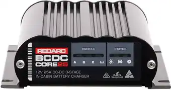 Redarc 25a in-cabin dc/dc charger