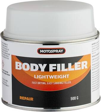 Autopro Motospray lightweight body filler offer