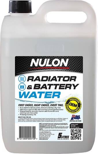 Autopro Nulon radiator and system cooling water 5l offer