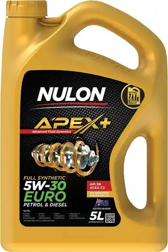 Autopro Nulon apex+ 5w30 5l offer
