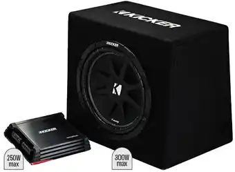 Autopro Kicker 12” subwoofer in custom ported enclosure & amp offer