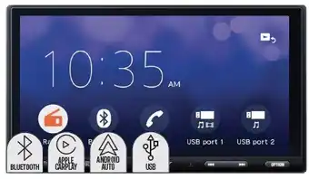 Autopro Sony 6.95” av head unit carplay & android auto & dual usb offer