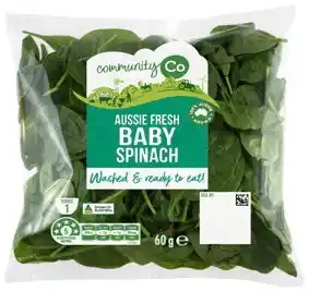 IGA Community co baby spinach 60g offer