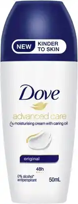 IGA Dove deodorant roll on 50ml selected varieties offer