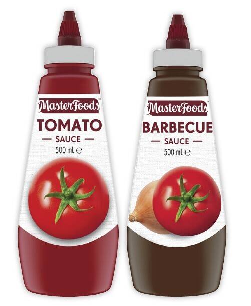 Masterfoods squeeze tomato or barbecue sauce 475ml500ml offer at Coles